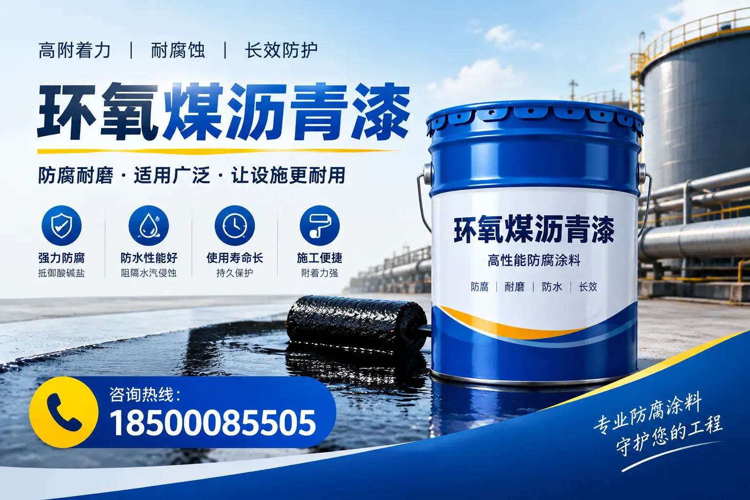 环氧煤沥青漆与其他涂料的对比分析,助力和田企业决策